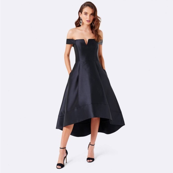 Ever New Black Off the Shoulder Dress - Picture 2 of 2